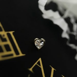 Топ Bezel Heart в розовом золоте