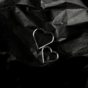 Кольцо-кликер HEART гладкое без вставок