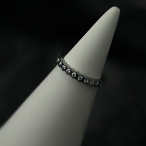 Кольцо-кликер с кристаллами Swarovski