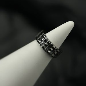 Кольцо-кликер с кристаллами Swarovski