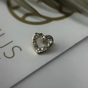 Топ Crystal Heart из розового золота