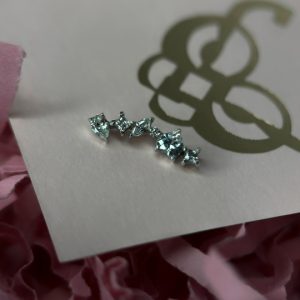 Приум Diversity из белого золота с кристаллами Swarovski