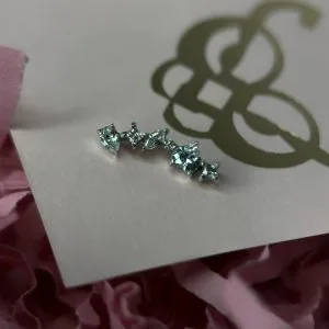 Приум Diversity из белого золота с кристаллами Swarovski