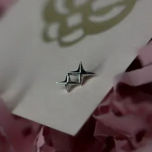 Топ Double Sparkle из белого золота