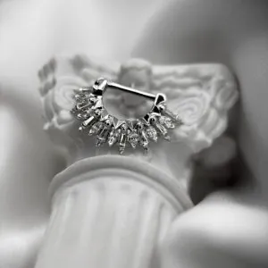 Iris Clicker из белого золота