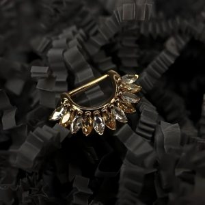 Кольцо-кликер Marchesa из розового золота