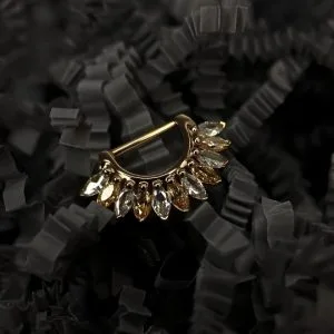 Кольцо-кликер Marchesa из розового золота