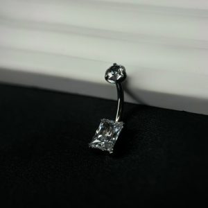Украшение в пупок с кристаллами Swarovski