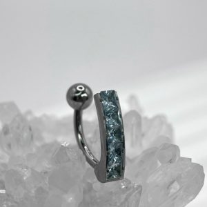 Украшение в пупок с кристаллами Swarovski