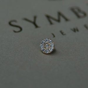 Накрутка Shine Disk из розового золота