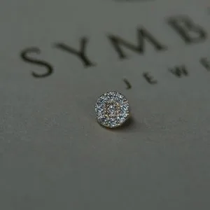 Накрутка Shine Disk из розового золота