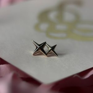 Топ Double Sparkle из розового золота