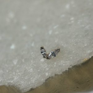 Топ Leaf из розового золота