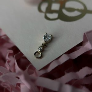 Tear Sharm из розового золота с кристаллами Swarovski