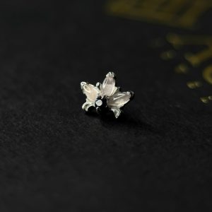 Накрутка Royal Lilic small из белого золота