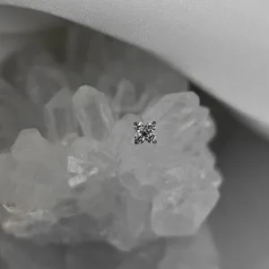 Накрутка с кристаллами Swarovski капля ограненная