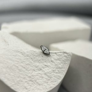 Накрутка с кристаллами Swarovski ромб кристальный