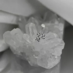 Накрутка с кристаллами Swarovski трио кристаллов
