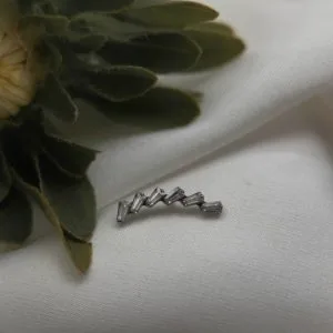 Топ с кристаллами Swarovski змейка дорожка