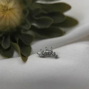 Топ с кристаллами Swarovski полумесяц дуга