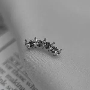 Топ с кристаллами Swarovski звезда лучистая