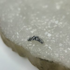 Накрутка Mini Prium из белого золота