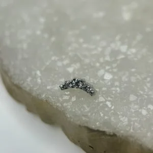 Накрутка Mini Prium из белого золота