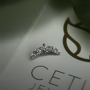 Накрутка 137 из белого золота