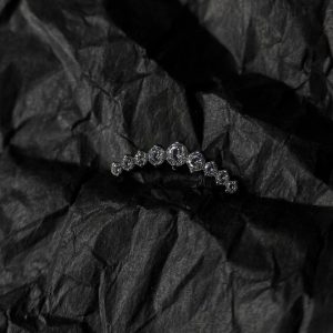 Накрутка Prium из титана кристаллы Swarovski крупные